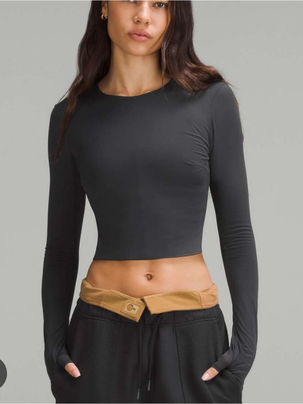 Lululemon Shirt - black “tight fit long sleeve shirt”